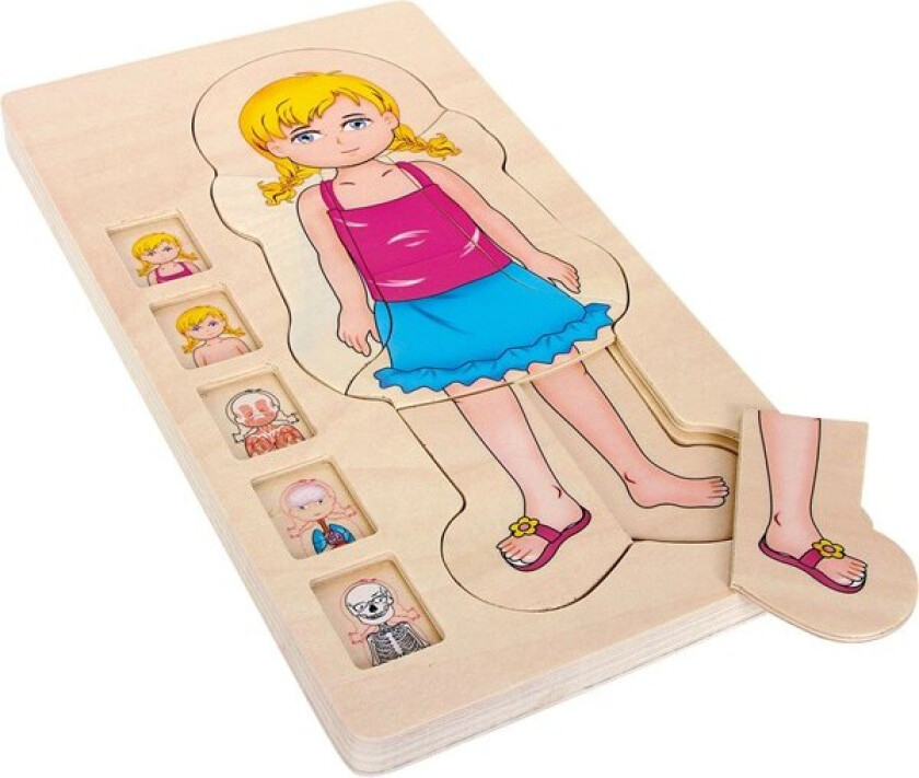 - Wooden Body Puzzle Girl 29st. Tre