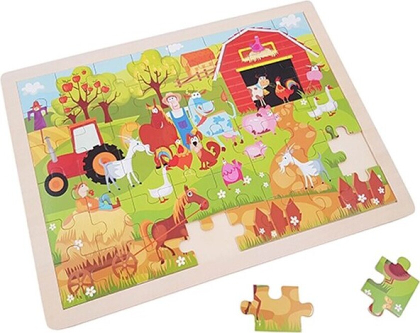 Wooden Jigsaw Puzzle Farm Tre