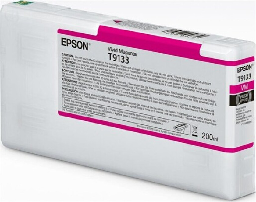 T9133 - vivid magenta - original - ink cartridge - Blekkpatron Vivid magenta