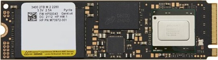 - SSD - 2 TB - PCIe 4.0 x4 (NVMe)