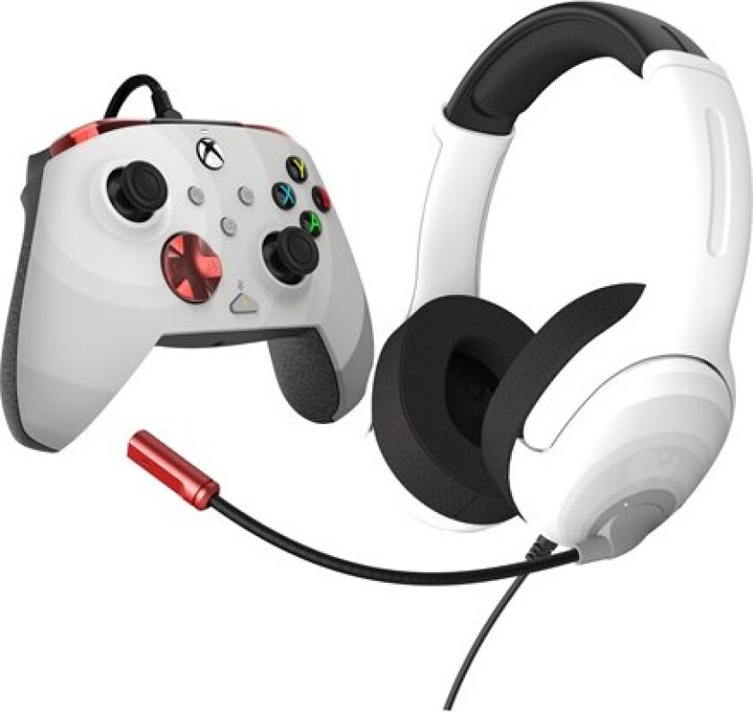 Bundle Rematch Controller + Airlite wired - Radial White - Headset - Microsoft Xbox One