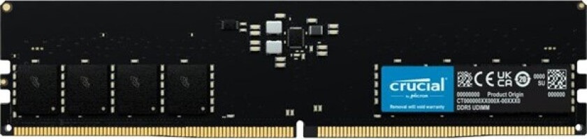 Micron - DDR5 - module - 32 GB - DIMM 288-pin - 4800 MHz / PC5-38400 - unbuffered