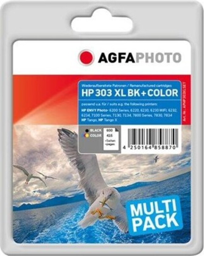 Photo Multi pack - 2-pack - XL - black colour (cyan magenta yellow) - compatible - remanufactured - ink cartridge - Blekkpatron Colour (cyan, magenta, yellow)