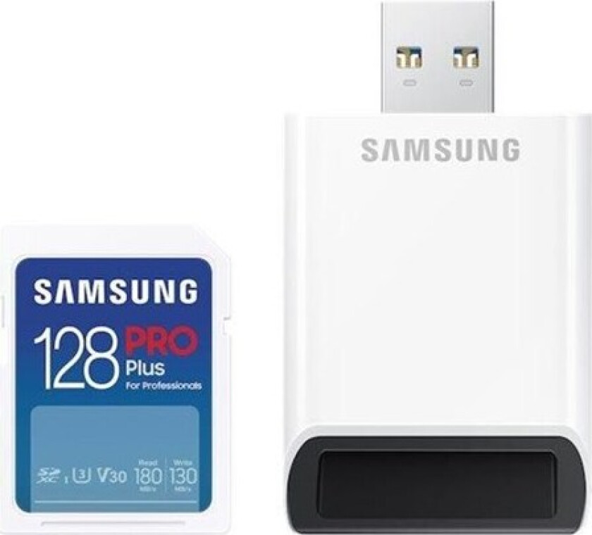 PRO Plus MB-SD128SB - flash memory card - 128 GB - SDXC UHS-I