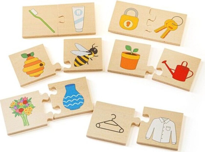 Wooden Jigsaw Puzzle Things That Go Together 32pcs. Tre
