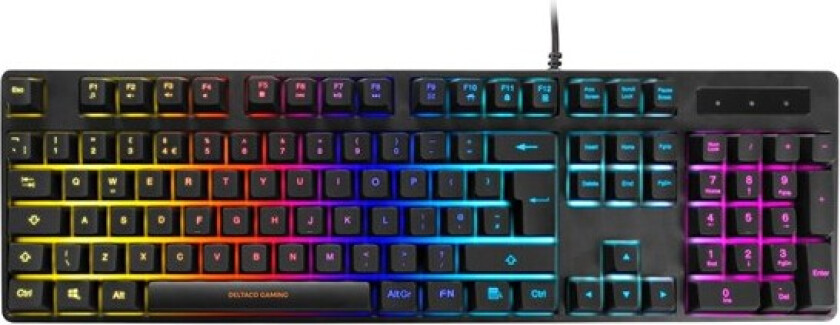 DK310 RGB - Gamingtastatur - Engelsk - Storbritannia - Svart