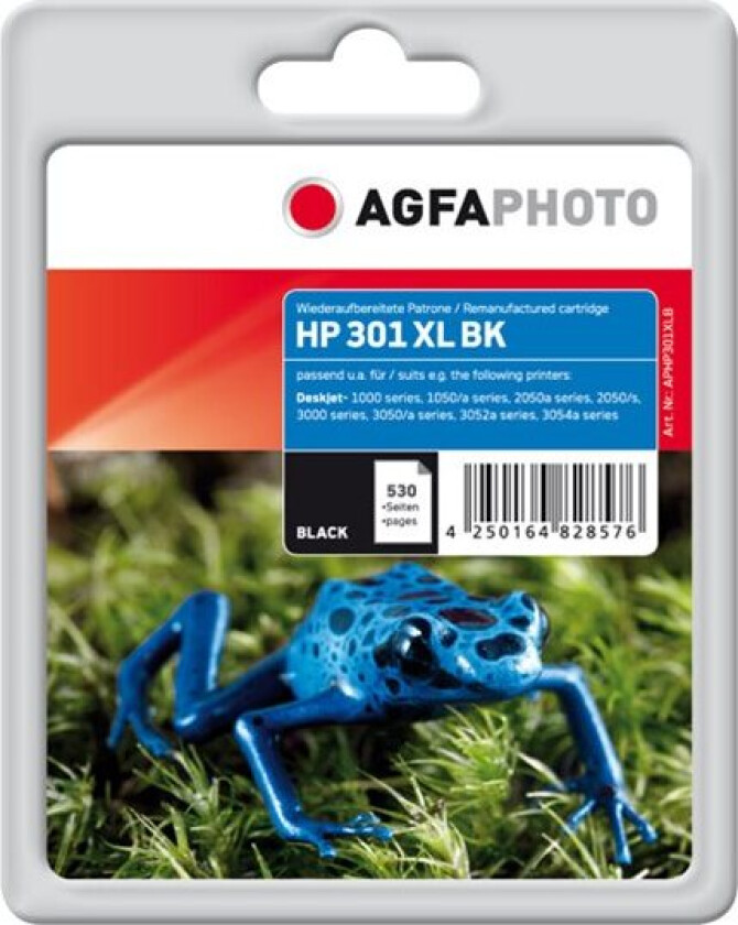 Photo - black - compatible - ink cartridge (alternative for: HP 301XL BK HP CH563EE) - Blekkpatron Svart
