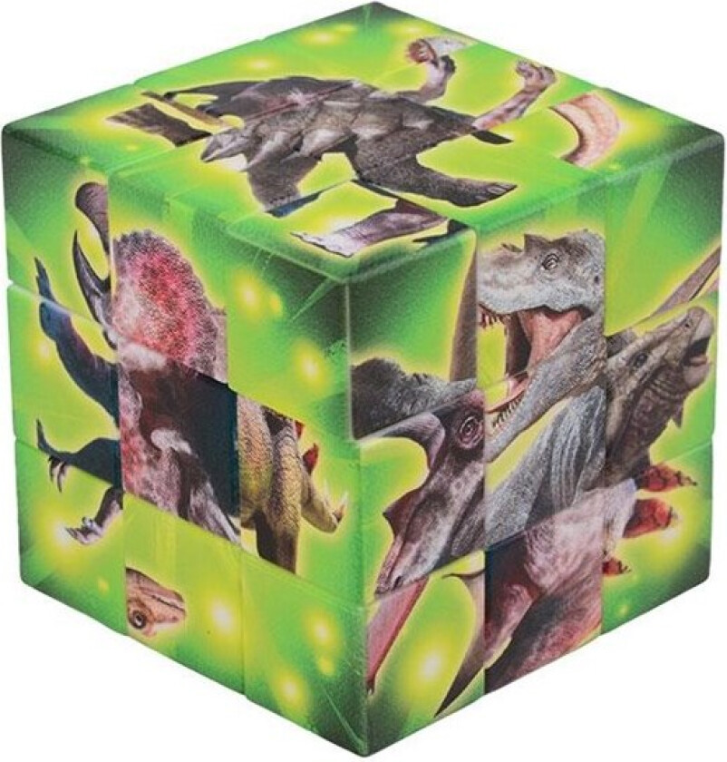 Dinosaur Brain Puzzle Cube Blokk