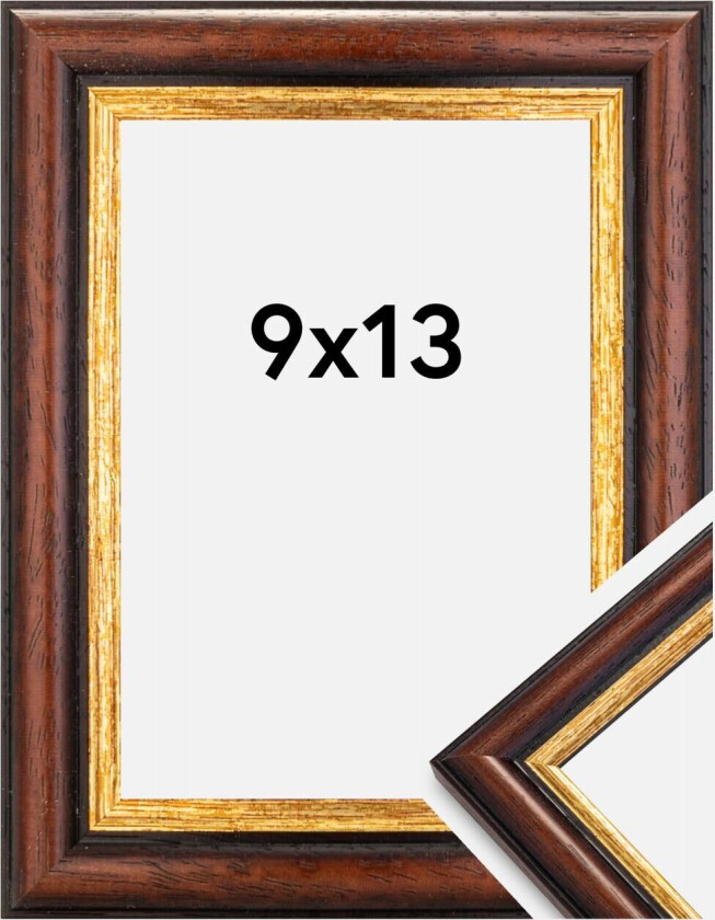 Ramme Siljan Brun 9x13 Cm