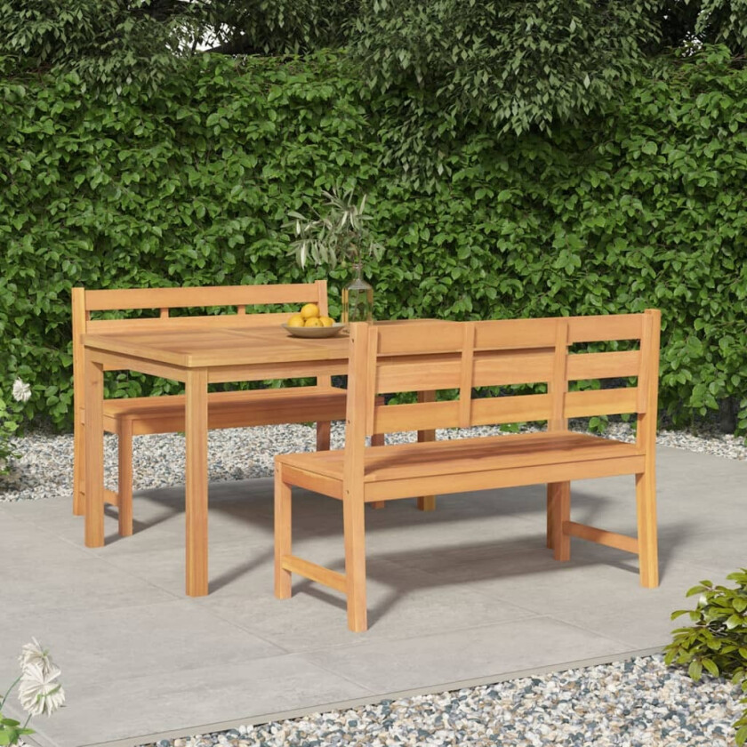Hagespisegruppe 3 deler heltre teak