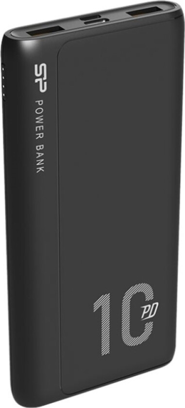 QP15 power bank - Li-pol - 2 x USB 24 pin USB-C - 18 Watt Nødlader - 10000 mAh