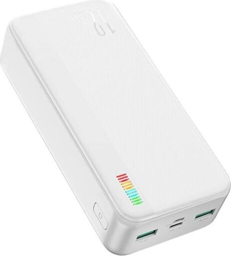 Dazzling 12W Power Bank 30000mAh JR-T018 (white) Nødlader - Hvit - 30000 mAh