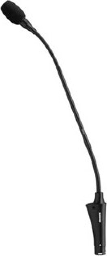 GOOSENECK MIC 12in BLACK SWITCH/LED
