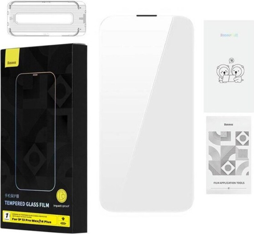 Tempered Glass 0.4mm Iphone 13 Pro Max/14 Plus + cleaning kit