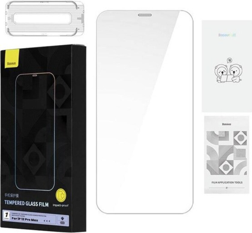 Tempered Glass 0.4mm Iphone 12 Pro MAX + cleaning kit
