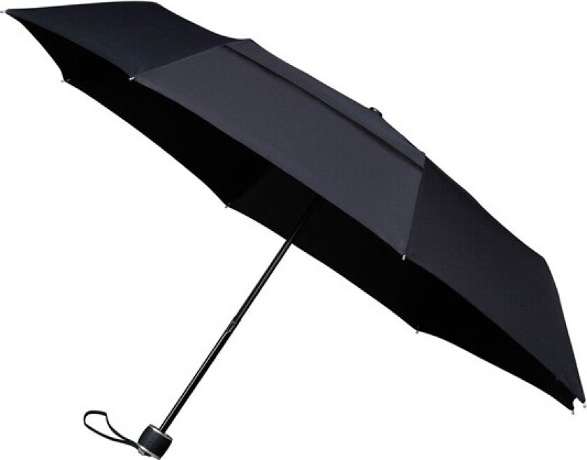 Eco Windproof Umbrella - 100 cm - Black