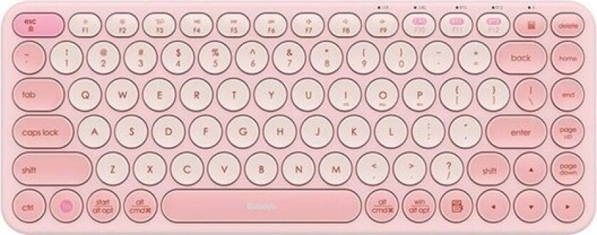K01A Wireless Tri-Mode Keyboard Baby Pink - Tastatur - Rosa