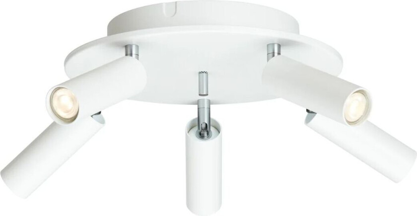 Cato Slim rund takspotlight 5 Matt hvit-LED