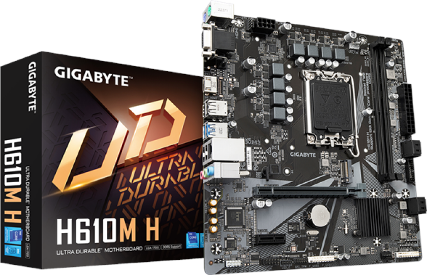 H610M H Hovedkort - Intel H610 - Intel LGA1700 socket - DDR5 RAM - Micro-ATX
