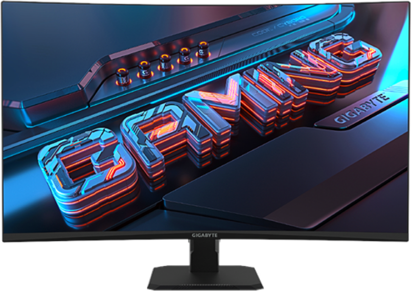 32" GIGABYTE GS32QC - 2560x1440 (QHD) - 165Hz - VA - Curved - 1 ms - Skjerm