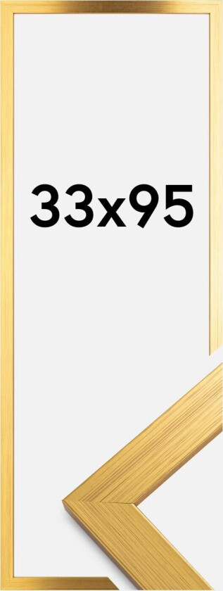 Ramme Gold Wood 33x95 Cm