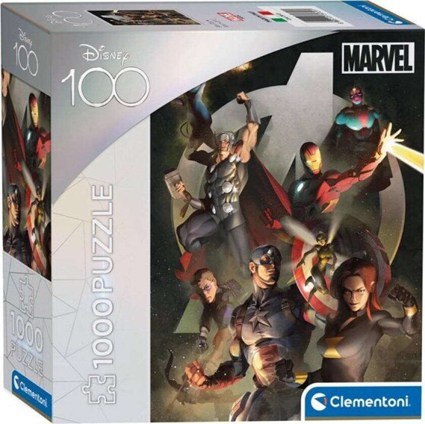 Puzzle Disney 100 Years - Avengers 1000st. Gulv