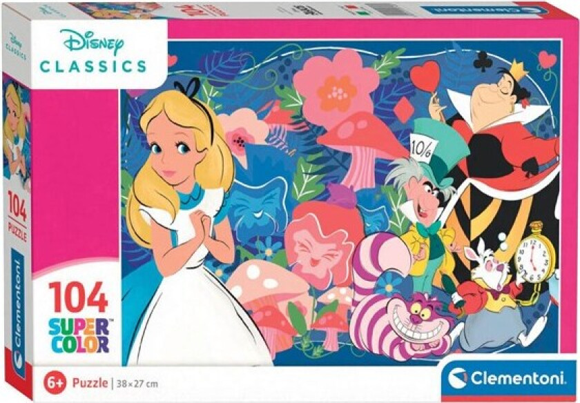 Jigsaw puzzle Disney - Alice in Wonderland 104st. Gulv