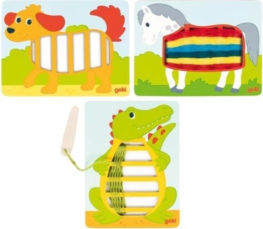 Wooden Weaving Puzzles 3pcs. Tre
