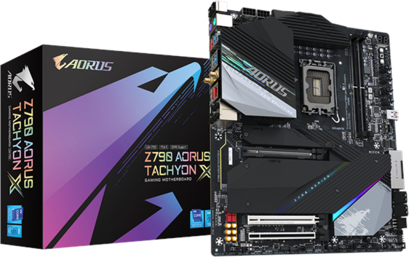 Z790 AORUS TACHYON X Hovedkort - Intel Z790 - Intel LGA1700 socket - DDR5 RAM - Extended ATX