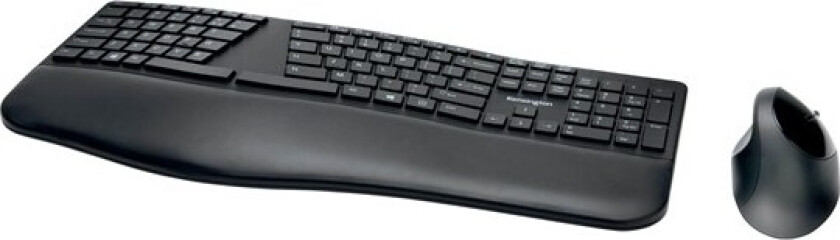 Pro Fit Ergo Wireless Keyboard and Mouse - Tastatur & Mussett - Spansk - Svart