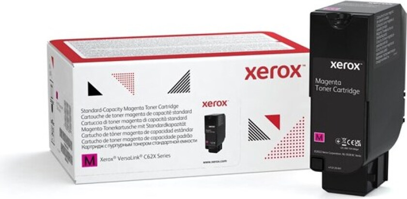 - magenta - original - toner cartridge - Laser toner Rød