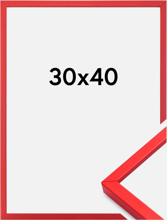 Ramme E-Line Akrylglass Rød 30x40 Cm