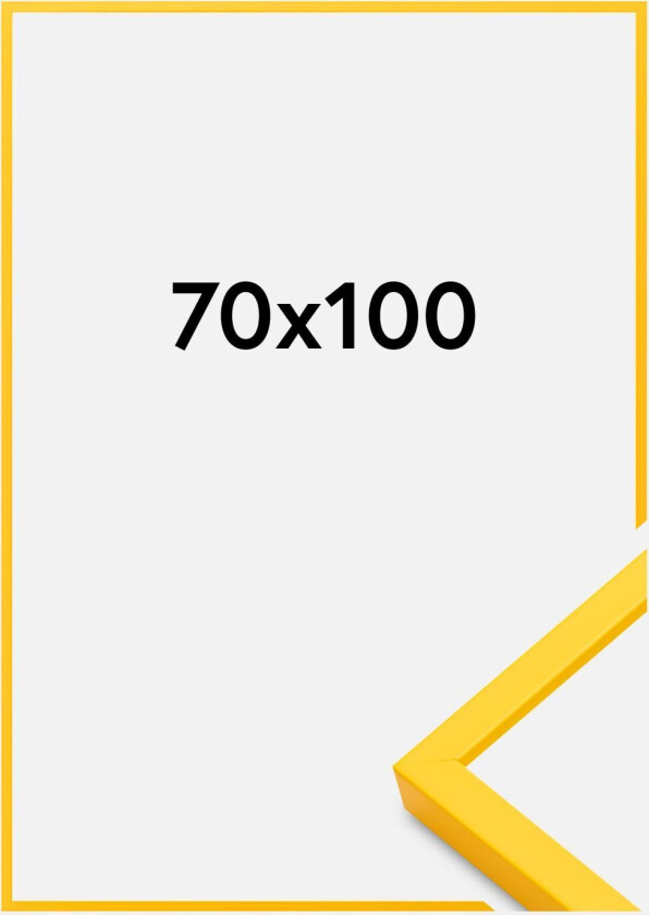 Ramme E-Line Akrylglass Gul 70x100 Cm