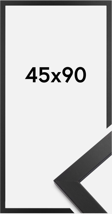 Ramme Black Wood Akrylglass 45x90 Cm