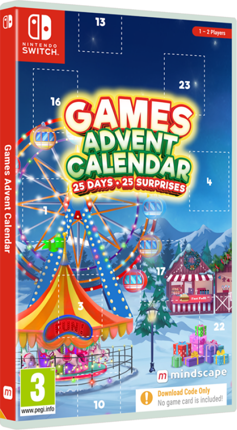 Games Advent Calendar (Code in a Box) - Nintendo Switch - Puslespill