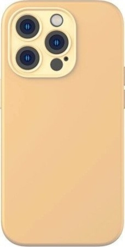 Liquid Silica Gel Case for iPhone 14 Pro (Sunglow)+ tempered glass + cleaning kit