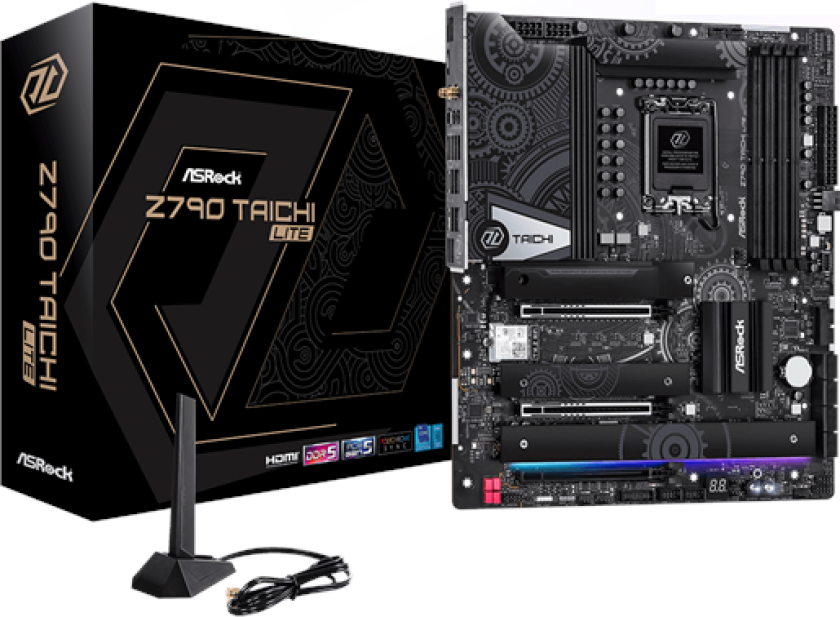 Z790 Taichi Lite Hovedkort - Intel Z790 - Intel LGA1700 socket - DDR5 RAM - Extended ATX