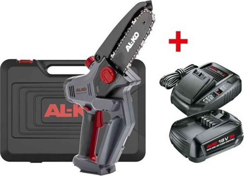 Al-Ko 114023, 15 Cm, 7 M/S, Sort, 0,3 L, Batteri, 2,5 Ah