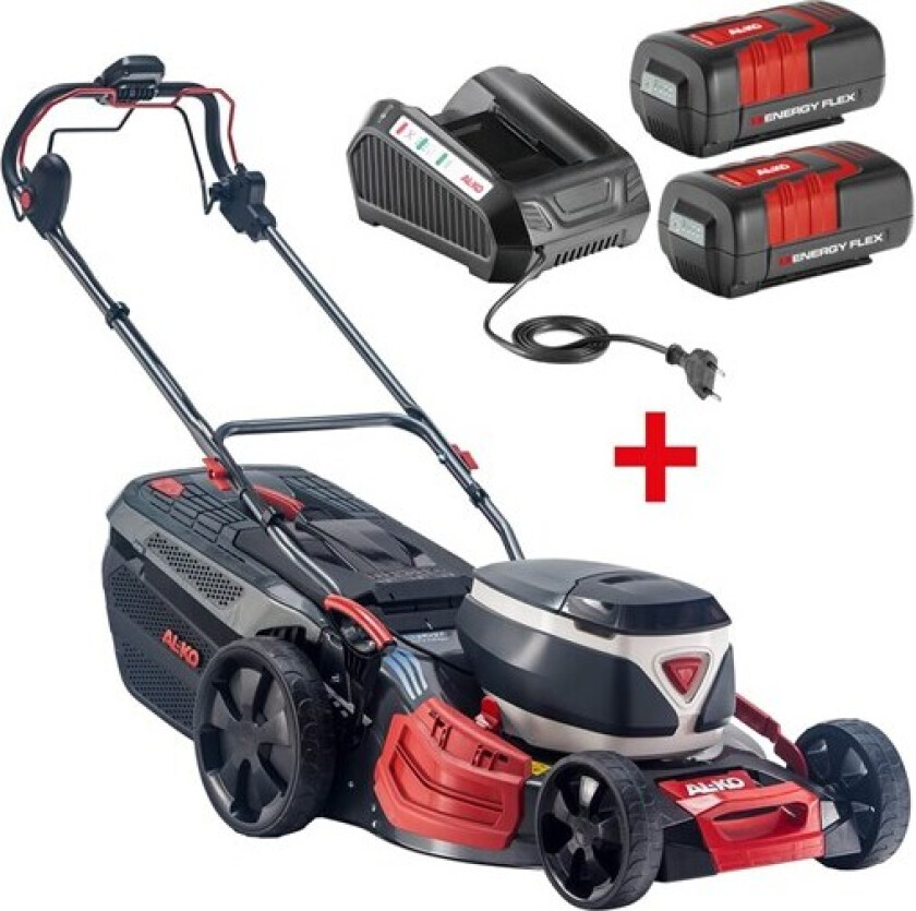 Elektrisk gressklipper Batteri gräsklippare 36 V 512 Li VS-W Premium inkl. 2 batterier och laddare