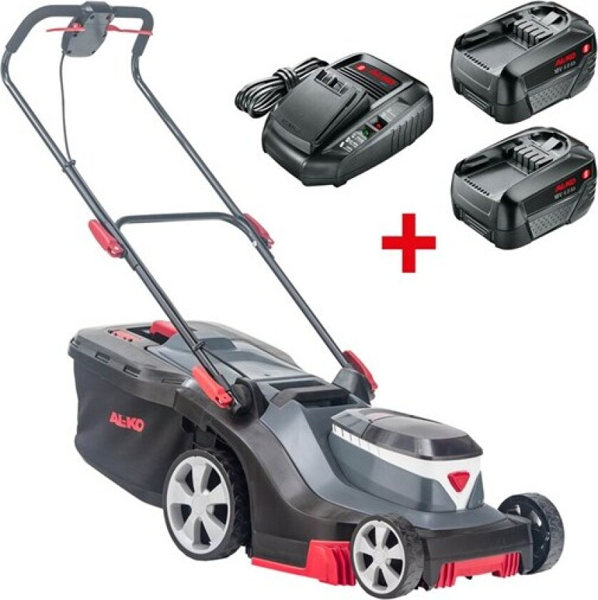 Elektrisk gressklipper Batteri gressklipper 18 V BOSCH HOME AND GARDEN COMPATIBLE 38.2 Li Comfort inkl. 2 batterier og lader