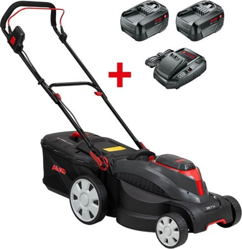 Batteri-gressklipper Batteri gressklipper 18 V BOSCH HOME AND GARDEN COMPATIBLE Comfort 38.1 Li inkl. 2 batterier og lader