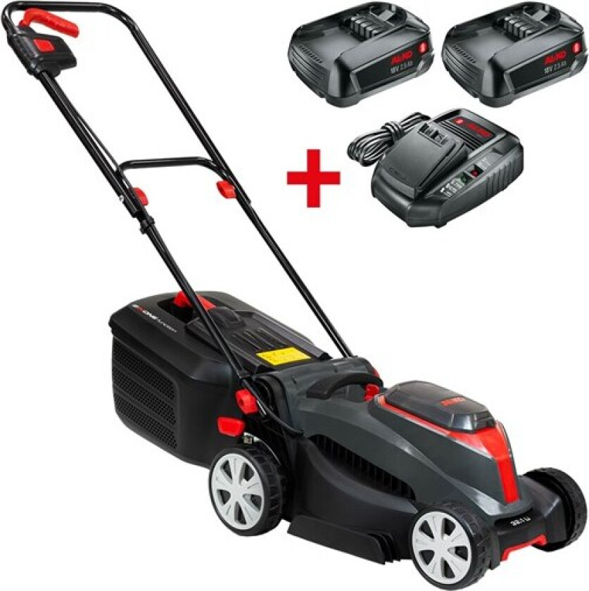 Batteri-gressklipper Batteri gressklipper 18 V BOSCH HOME AND GARDEN COMPATIBLE 32.1 Li inkl. 2 batterier og lader