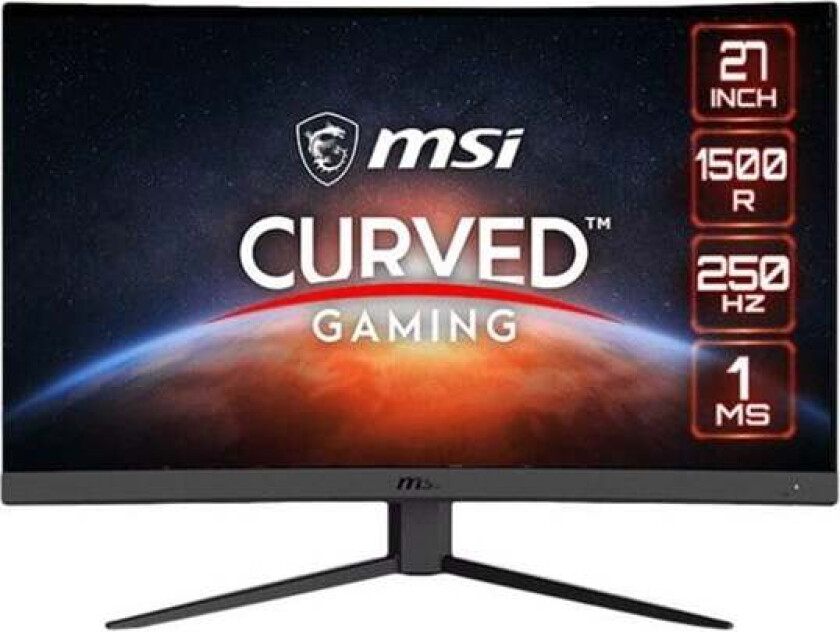 27" MSI G27C4XDE - LED monitor - curved - Full HD (1080p) - 27" - HDR - 1 ms - Skjerm