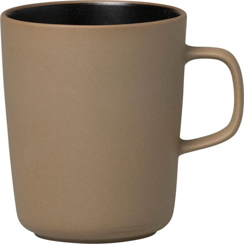 Oiva kopp 25 cl Brun-svart