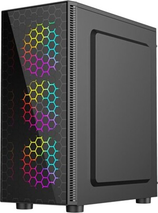 Fornax 500 - tower - ATX - Kabinett - Tower - Svart