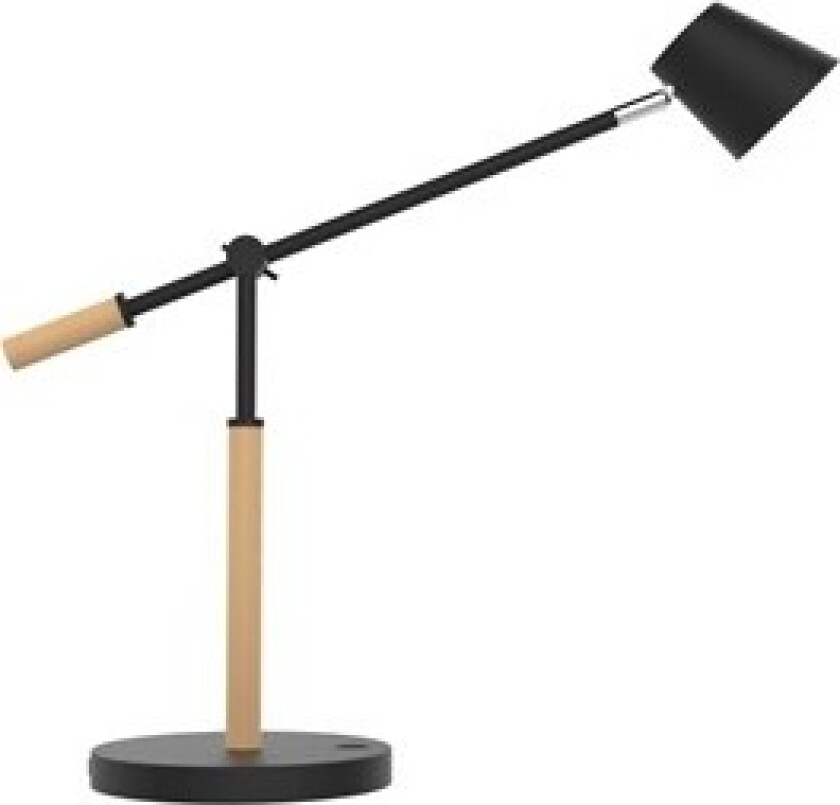 Vicky LED lampe, svart/tre