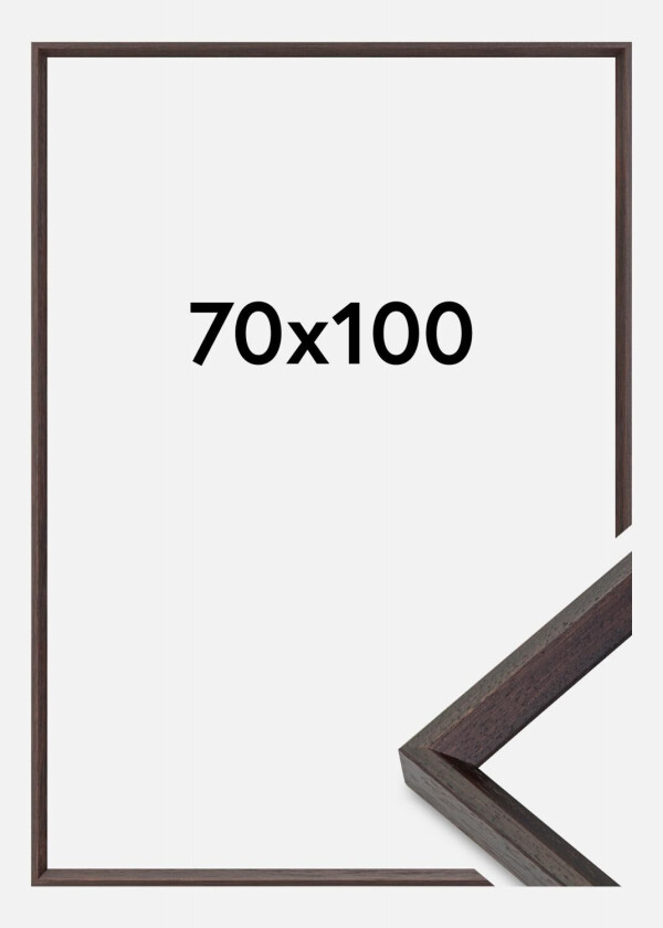 Ramme Globe Akrylglass Espresso 70x100 Cm