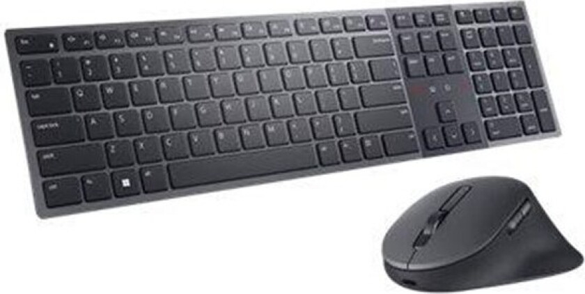 Premier KM900 - keyboard and mouse set - collaboration - QWERTY - US International - graphite - Tastatur & Mussett - Universal - Grå