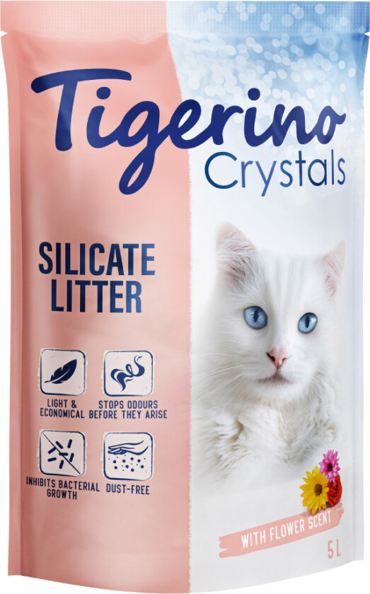 Crystals Flower-Power kattesand - 6 x 5 l