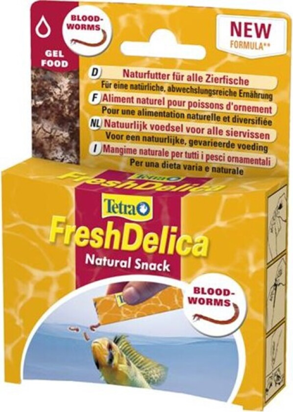 FreshDelica Bloodworms 16 x 3g.